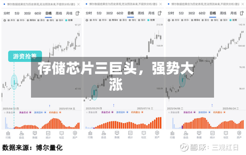 存储芯片三巨头，强势大涨