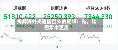 拆解海外光通信巨头的底牌：光，比想象中更亮-第2张图片