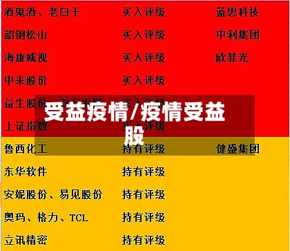 受益疫情/疫情受益股-第2张图片