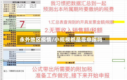 永外地区疫情/小规模都是零申报吗-第2张图片