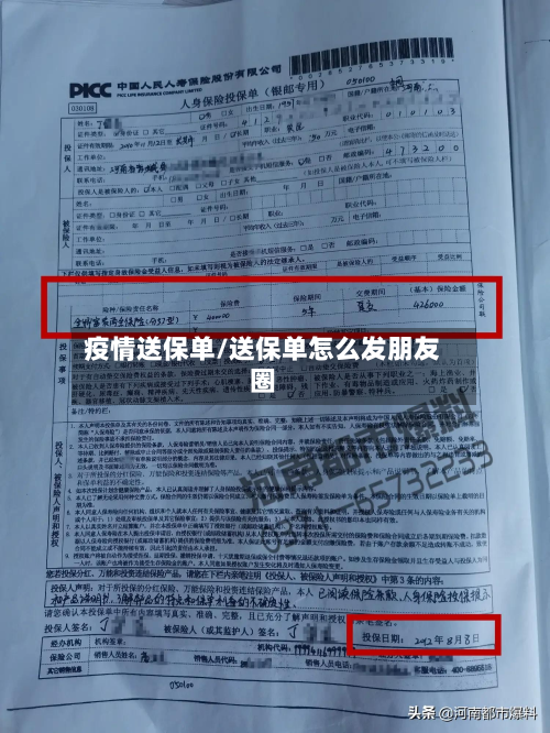 疫情送保单/送保单怎么发朋友圈-第3张图片