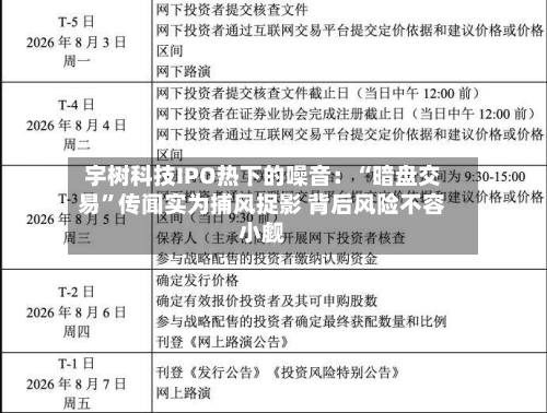 宇树科技IPO热下的噪音：“暗盘交易	”传闻实为捕风捉影 背后风险不容小觑-第3张图片